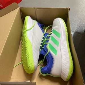 Adidas for men size 12.5 green white